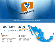 Tablet Screenshot of plastijayindustrias.com